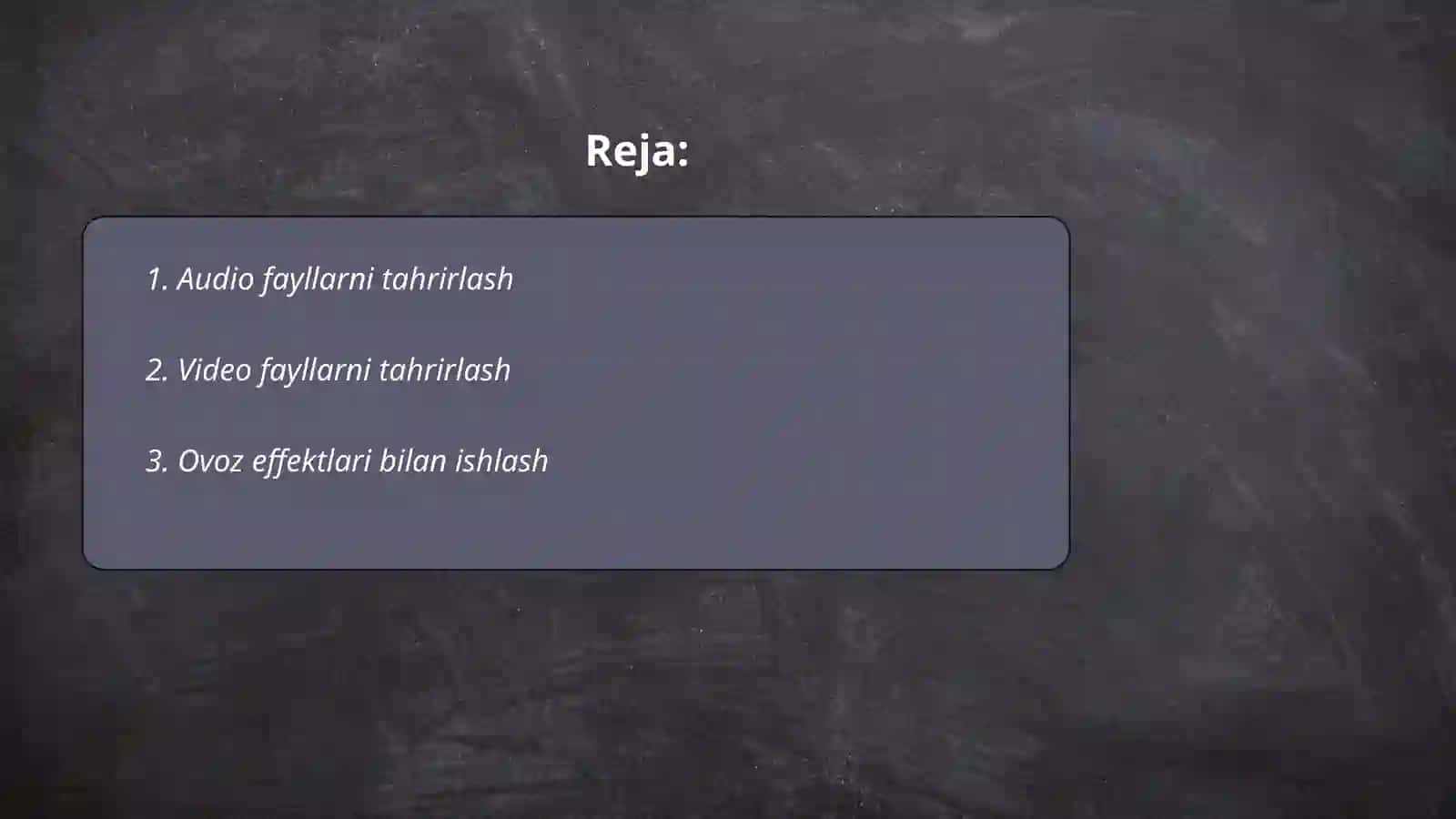 AUDIO VA VIDEO MATERIALLARGA ISHLOV BERISH 2