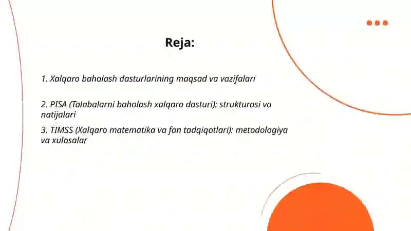 Xalqaro baholash dasturlari 2