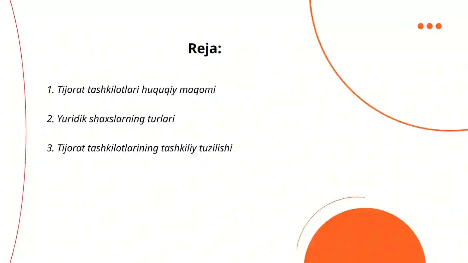 Tijoratchi yuridik shaxslar 2