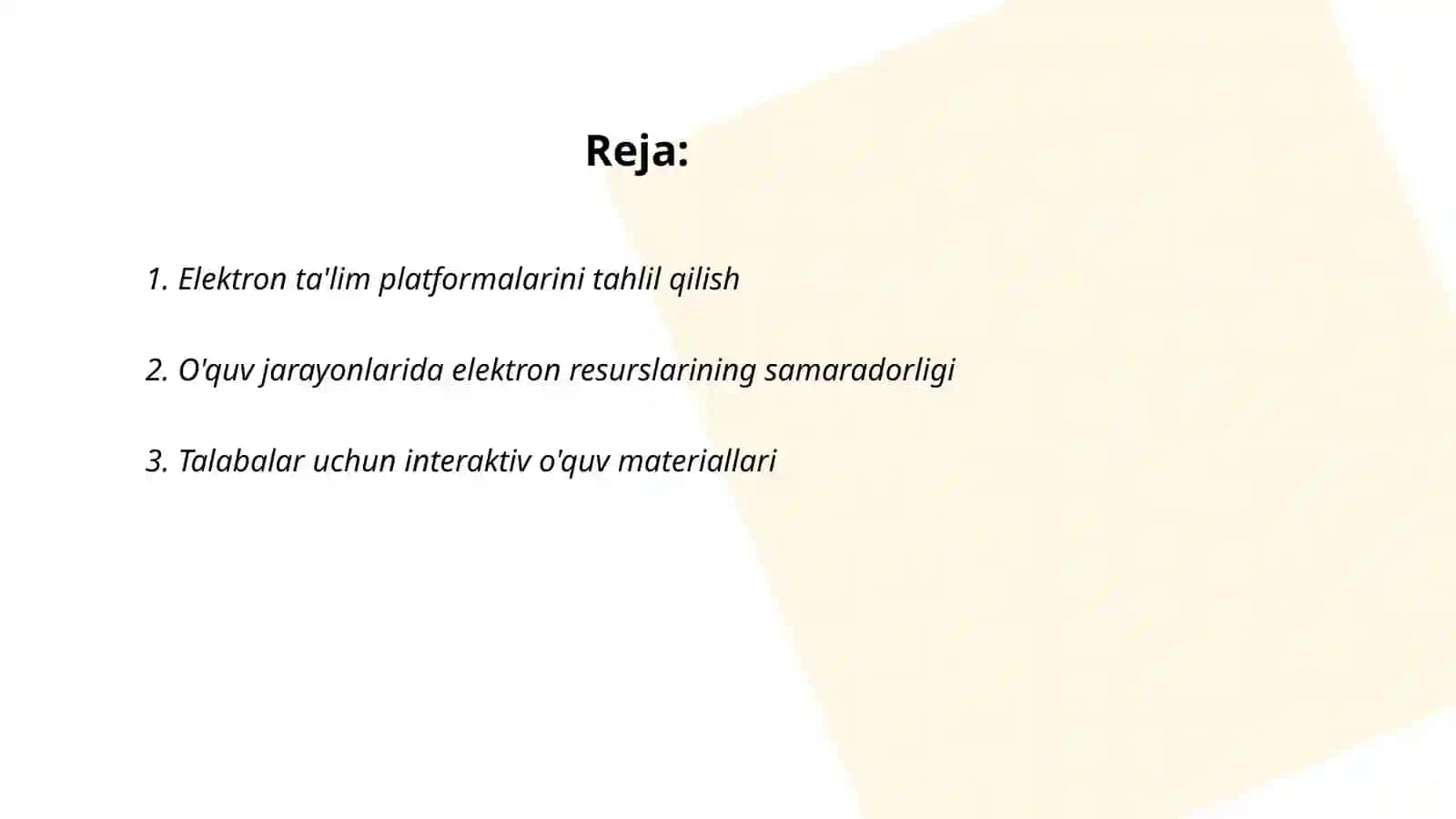 Elektron ta'lim platformalari 2