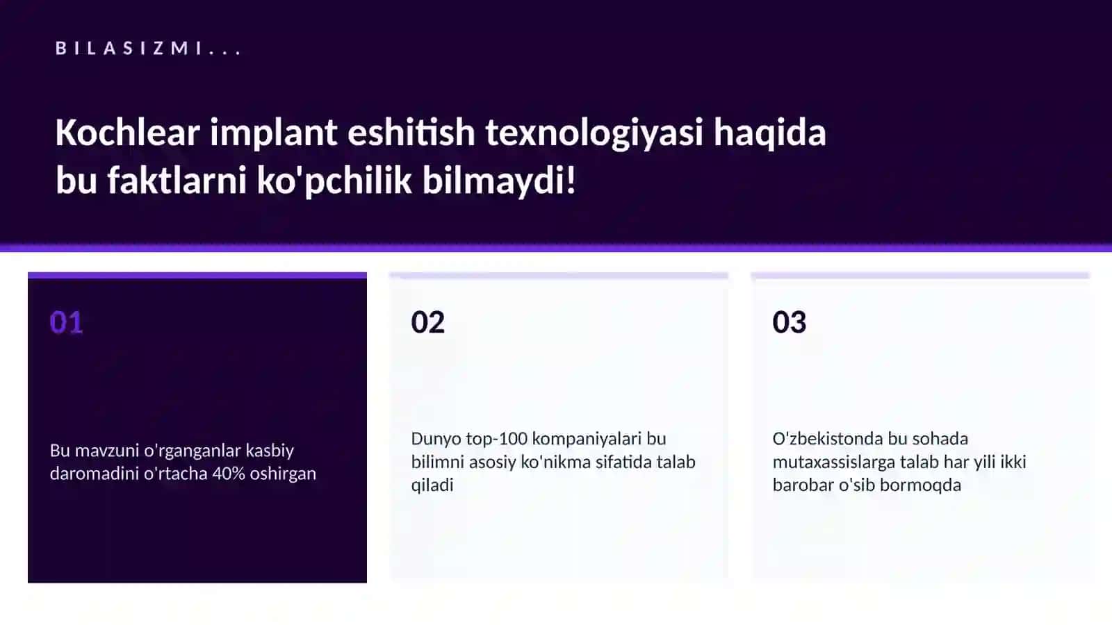 Kochlear implant eshitish texnologiyasi 2