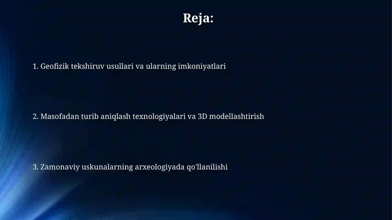 Arxeologiyada zamonaviy qurilmalardan foydalanish 2