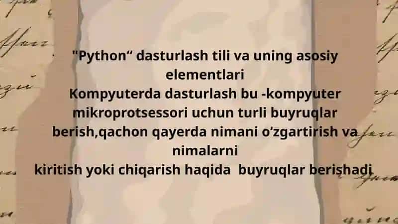 Python dasturlash tilida sodda shakllar chizish 2