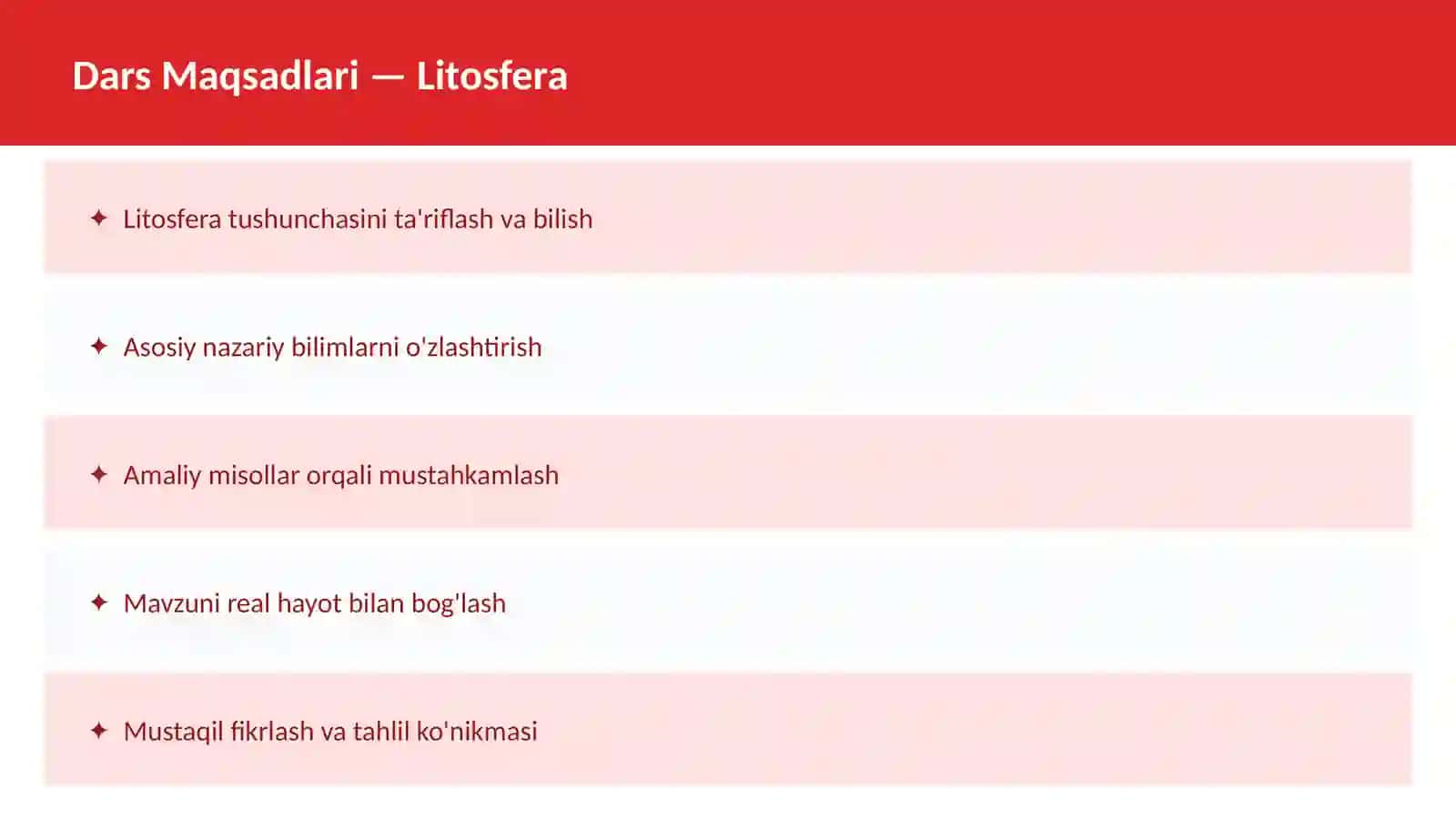 GEOGRAFIYA Yer tuzilishi 2