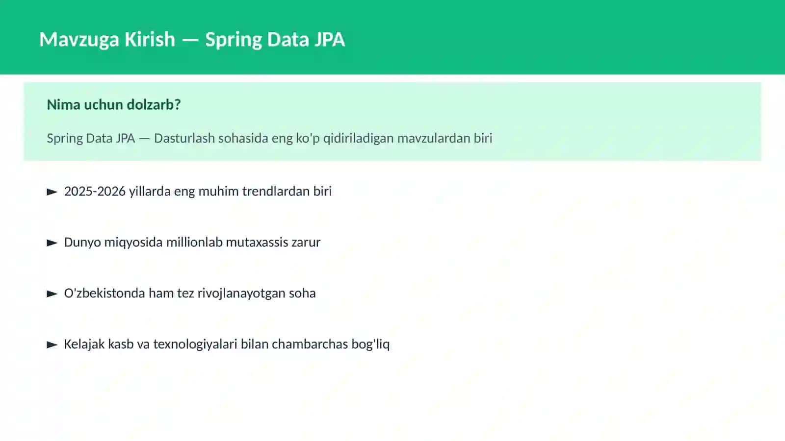 Spring Data JPA 2