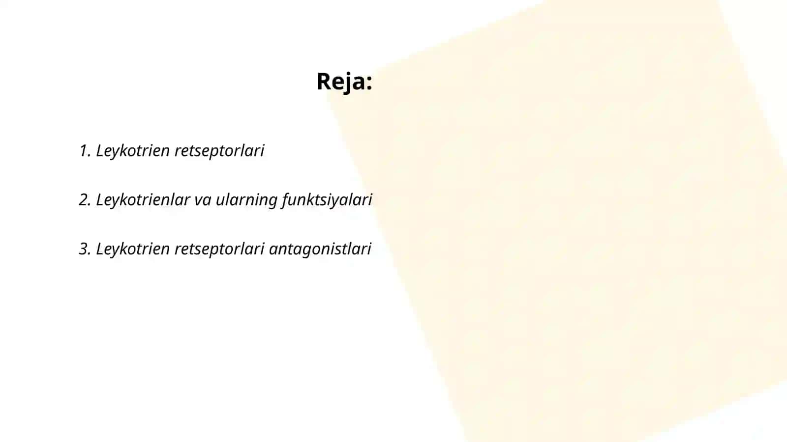 Leykotrien retseptorlariga tasir etuvchi dorilar 2