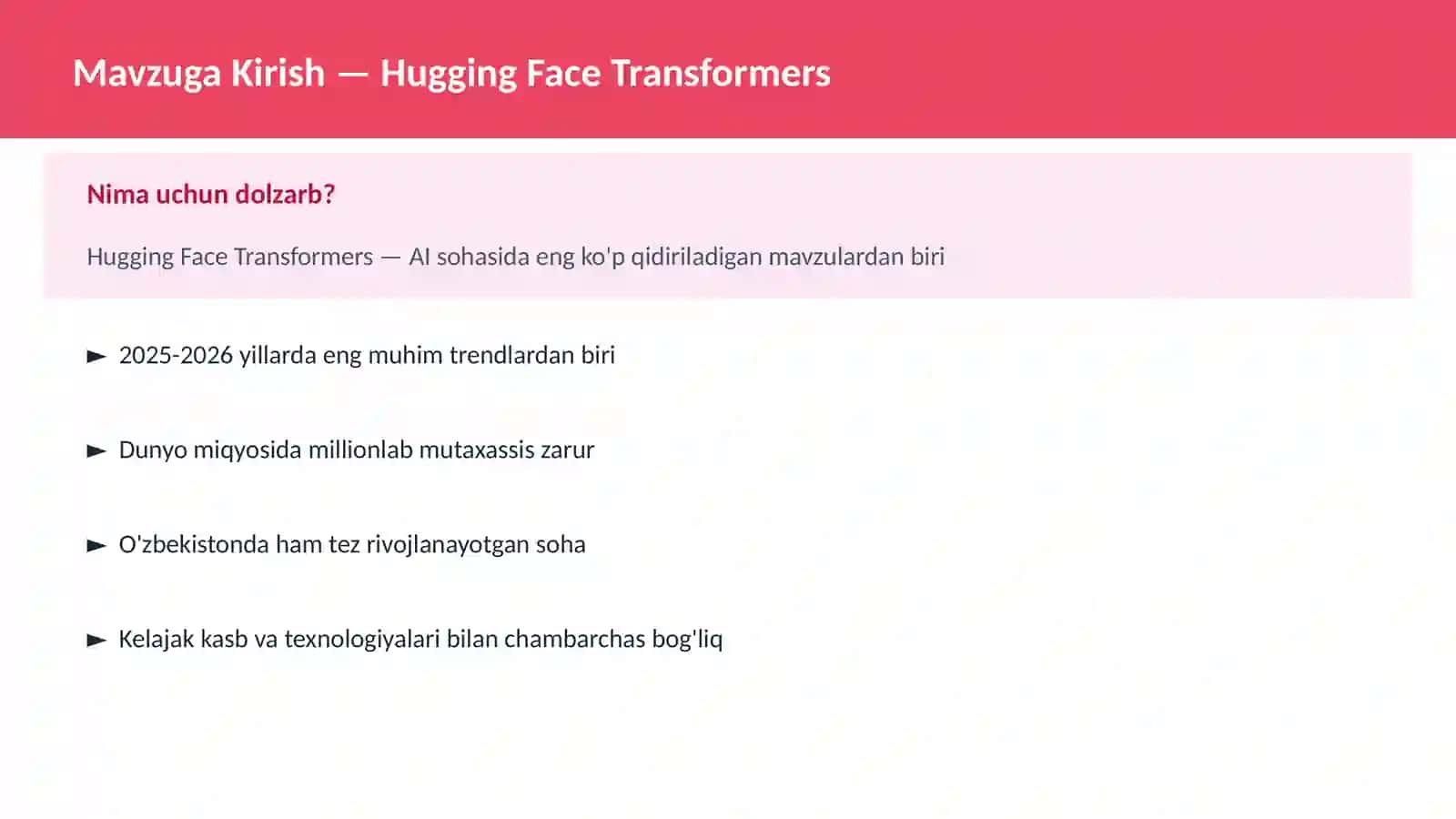 Hugging Face Transformers 2