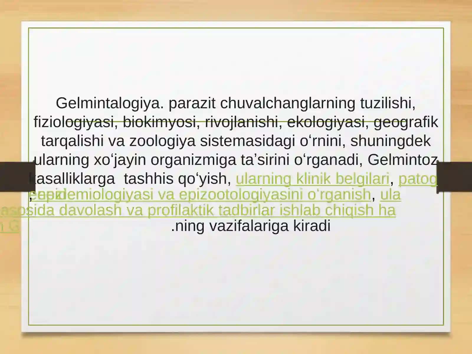 Gelmintologiya 2