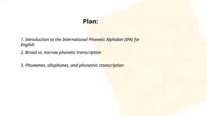 Phonetic transcription 2