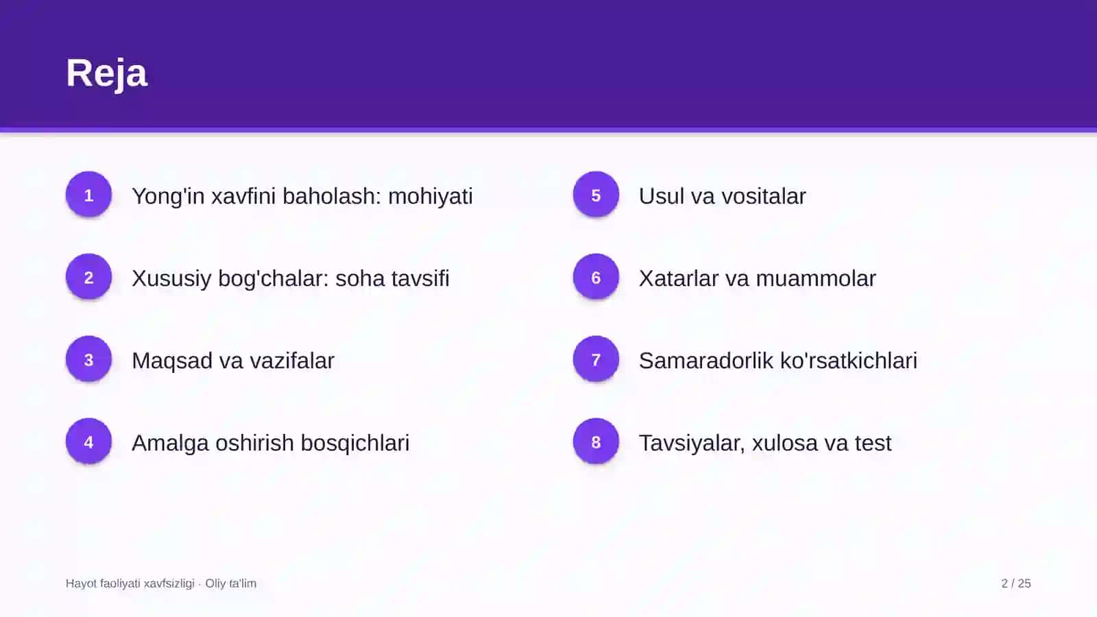 Xususiy bog'chalarda yong'in xavfini baholash 2