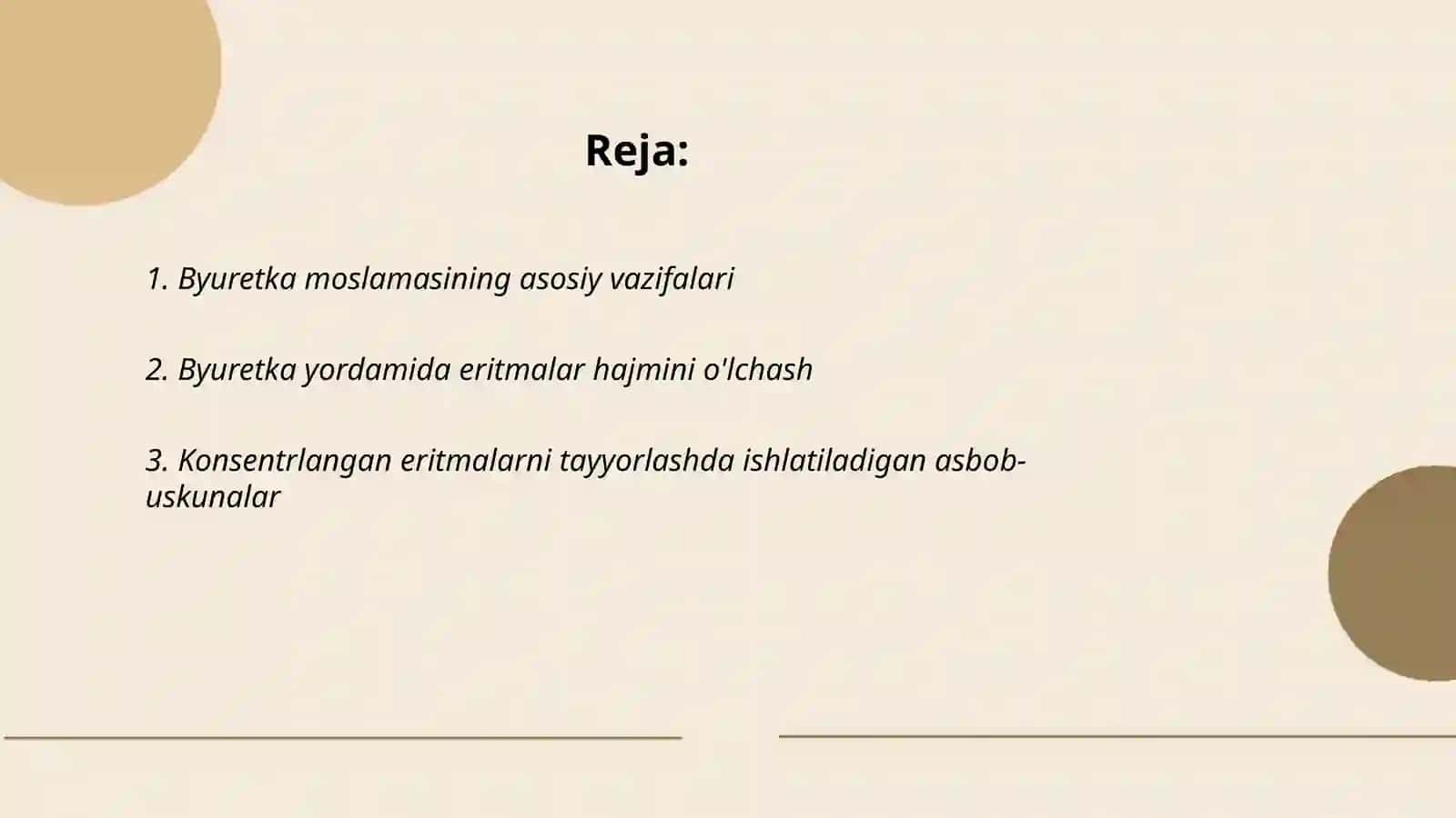 Byuretka moslamasi 2