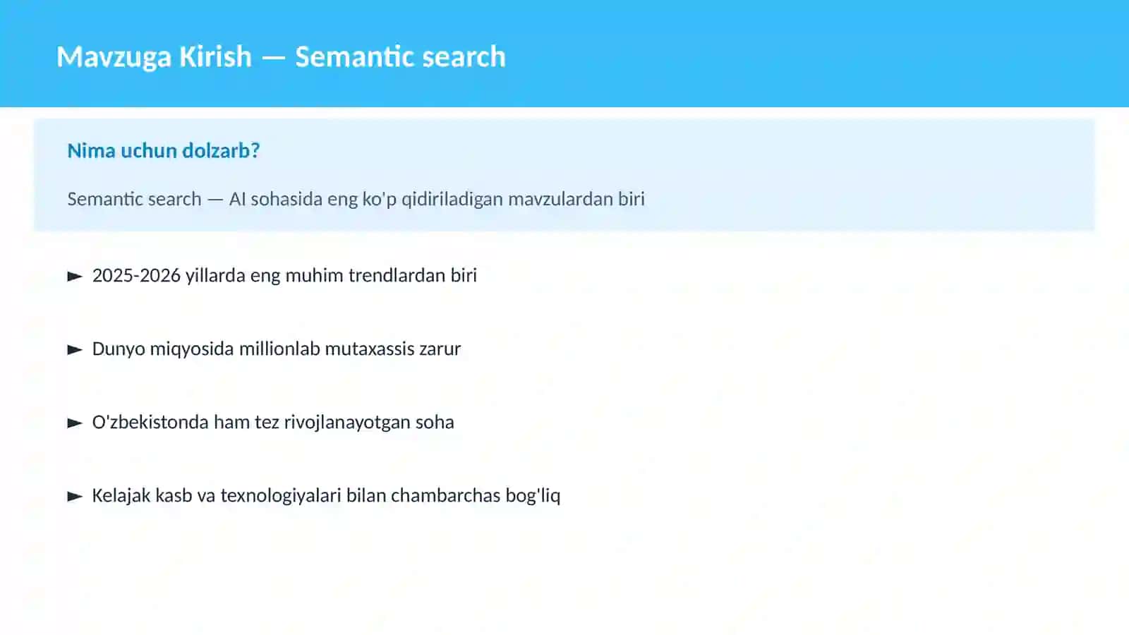 AI | NLP TABIIY TIL QAYTA ISHLASH 2