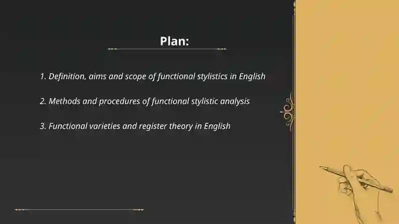 Functional stylistics 2