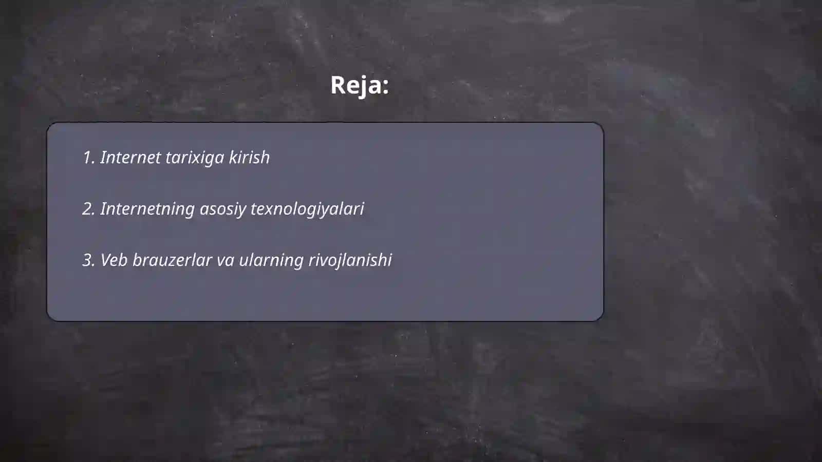 Internet haqida umumiy maʼlumot 2