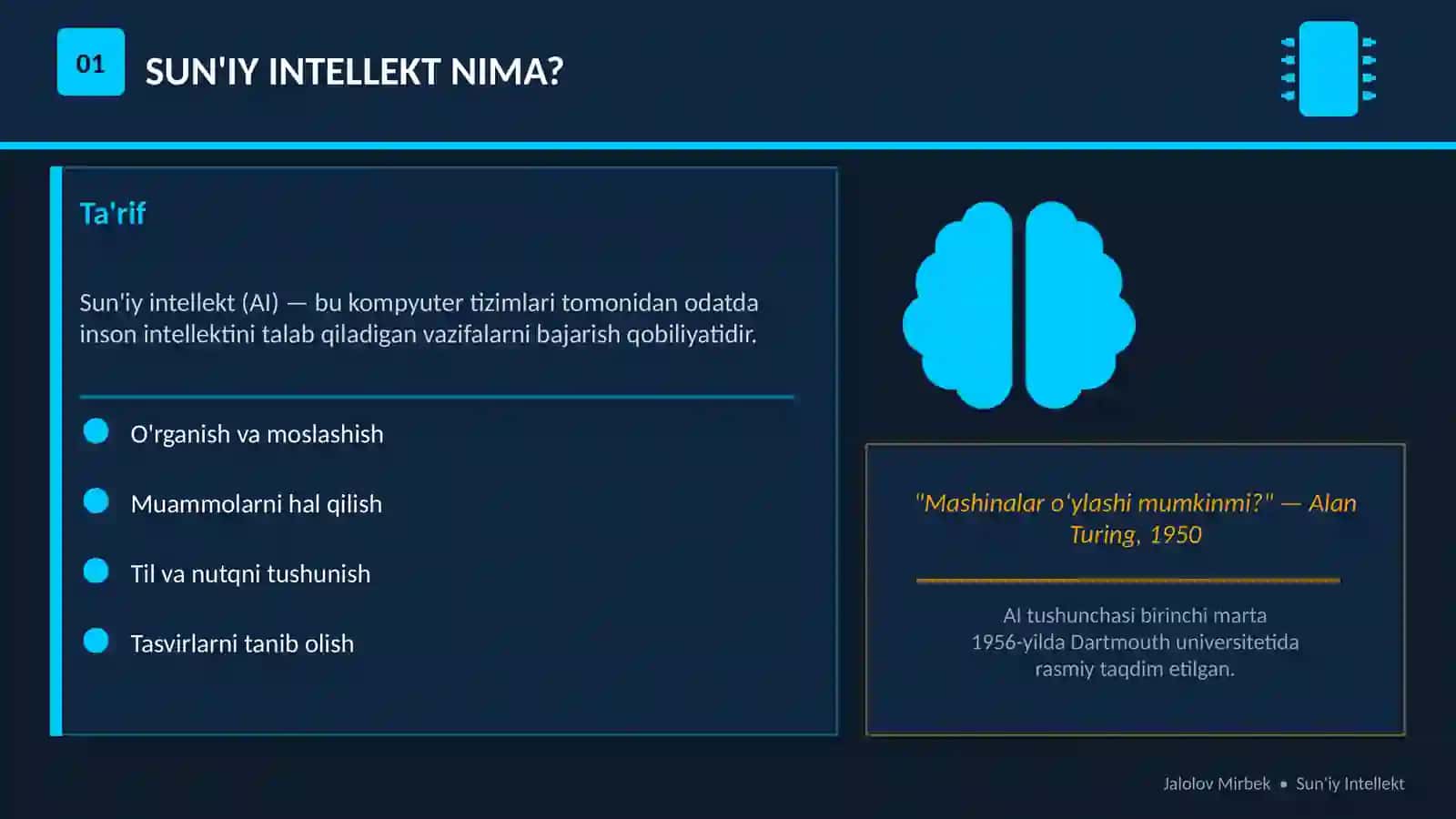 SUN'IY INTELLEKT 2