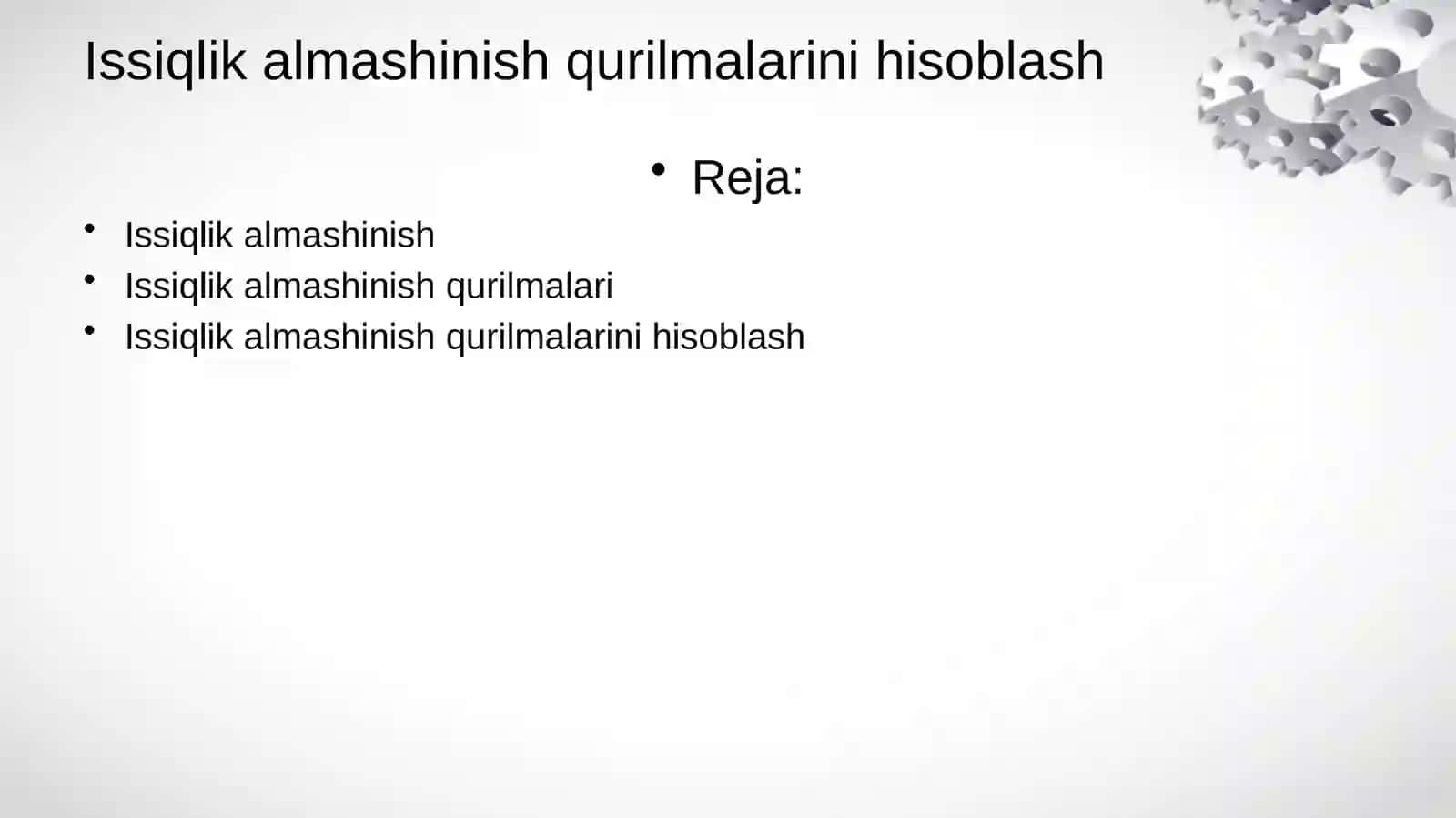Issiqlik almashinish 2