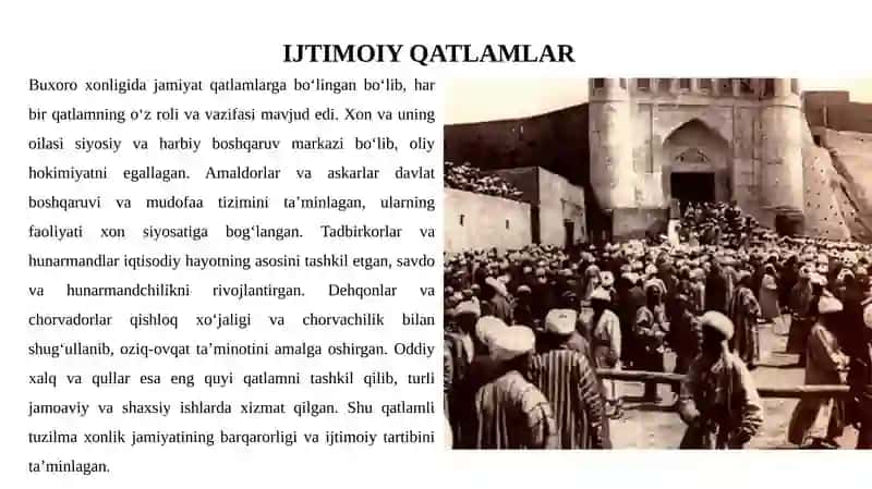 Buxoro Xonligida Ijtimoiy Hayot 2