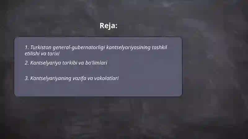 Turkiston general gubernatorligi kansernaliyasi 2