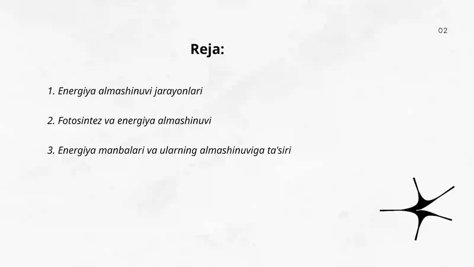 Energiya almashinuvi 2