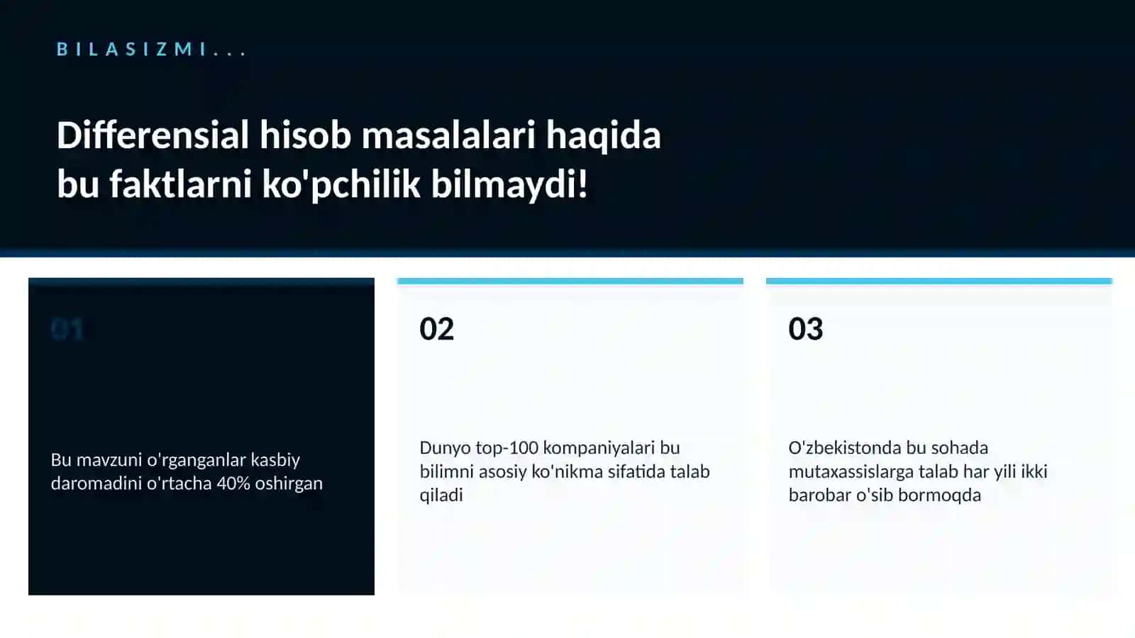 Differensial hisob masalalari 2