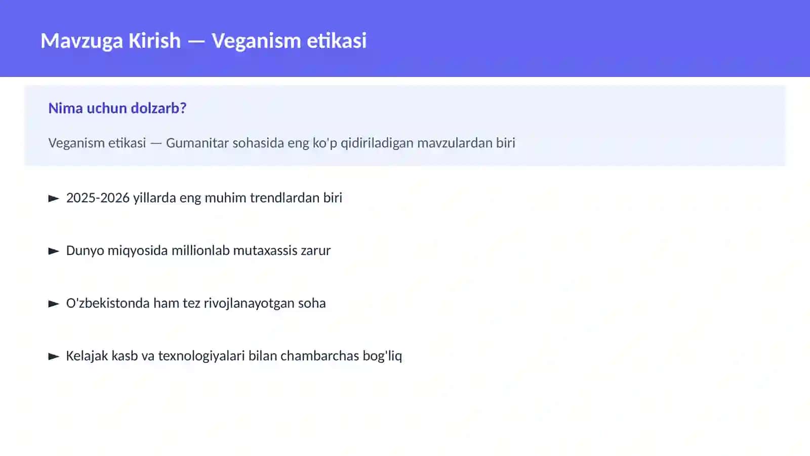 Veganism etikasi 2