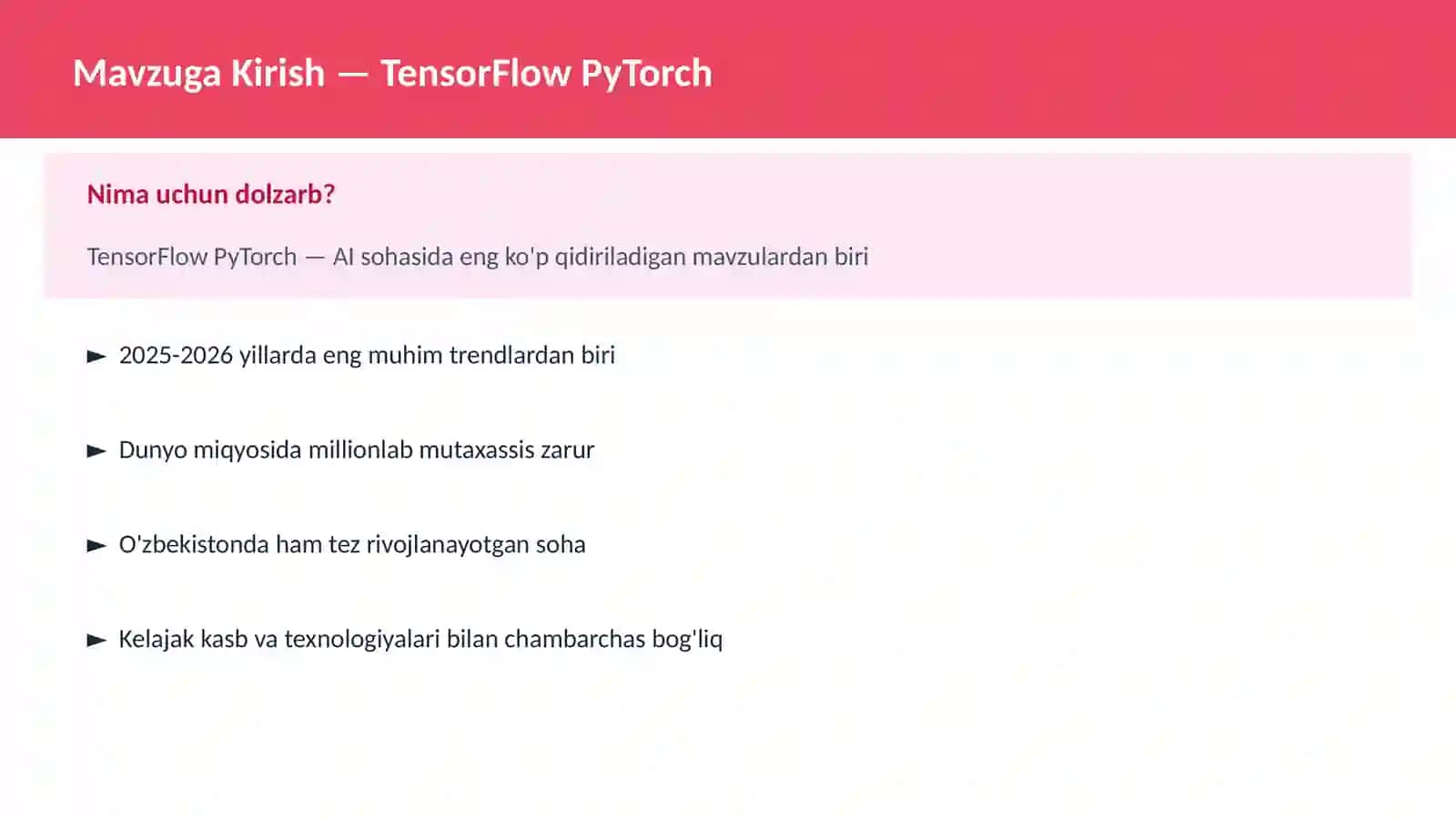 TensorFlow PyTorch 2