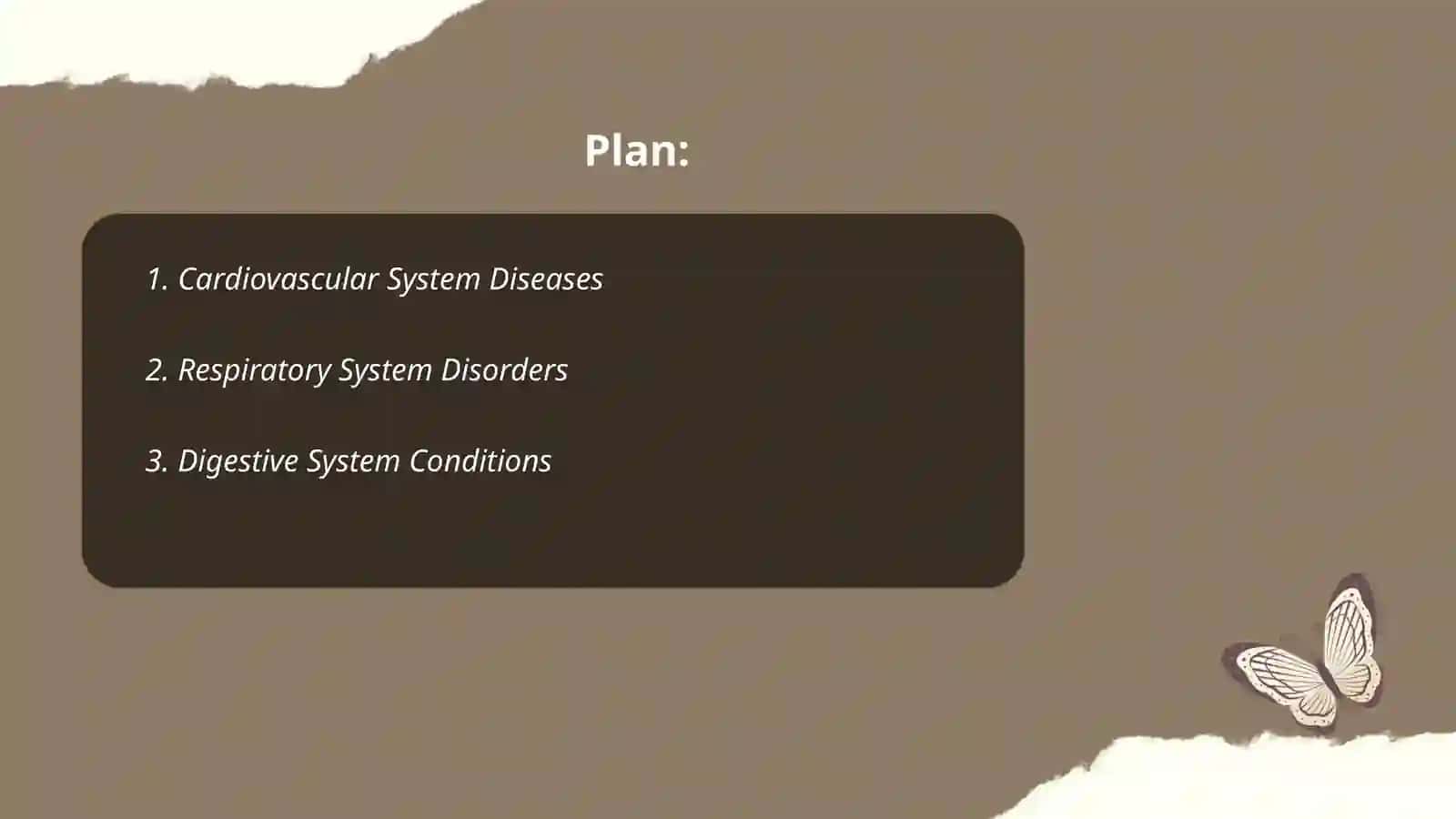 Systems, Diseases and Symptoms 2