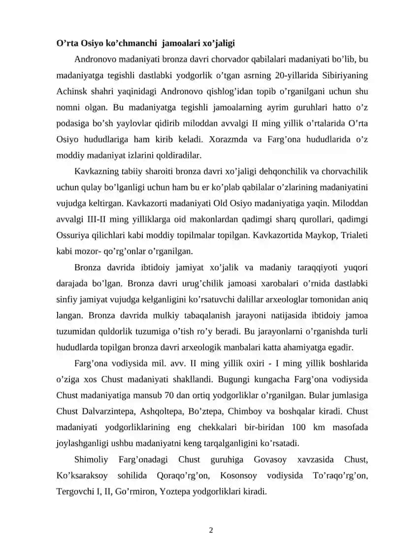 Andronovo madaniyati 2