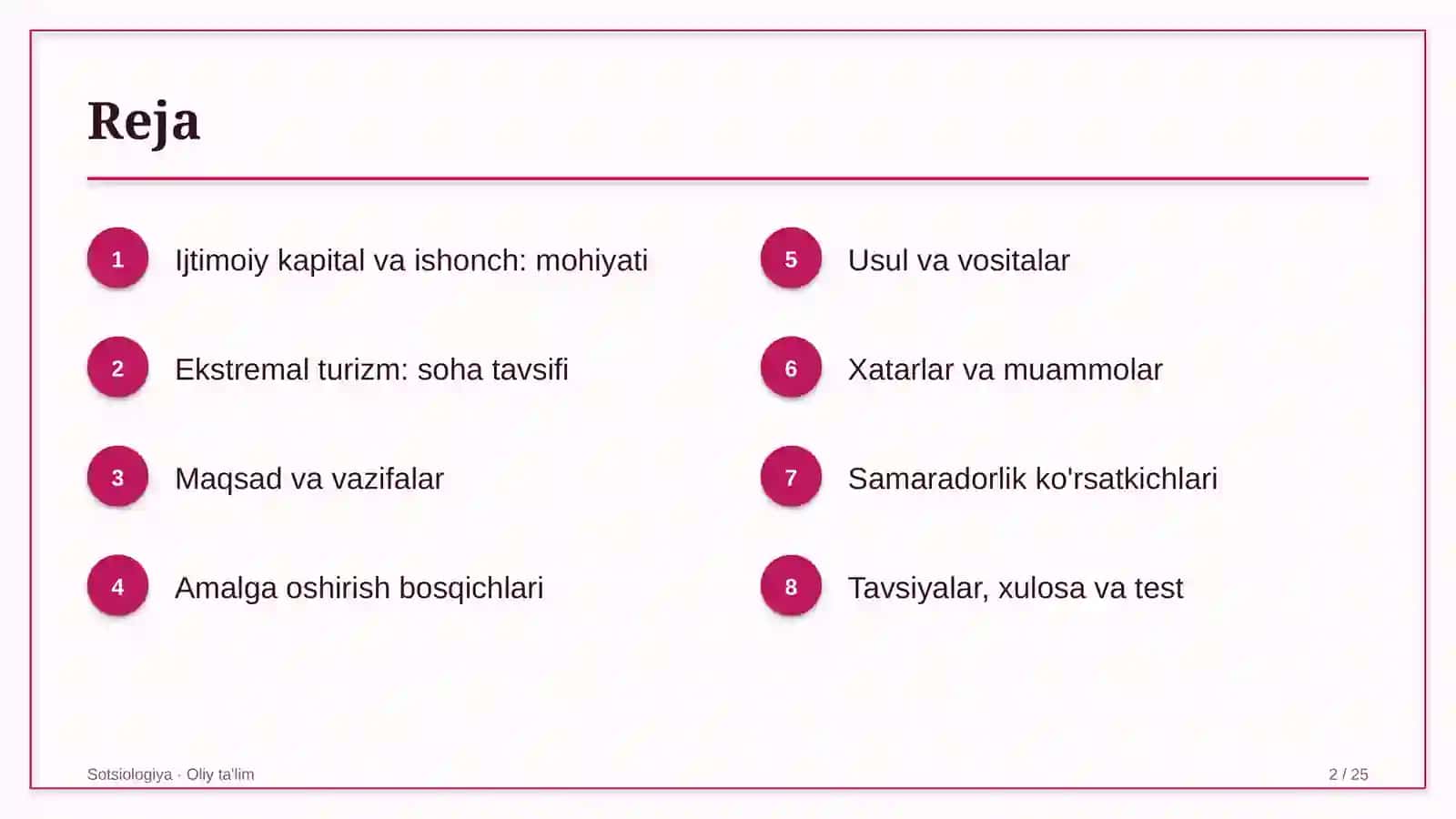 Ekstremal turizmda ijtimoiy kapital va ishonch 2