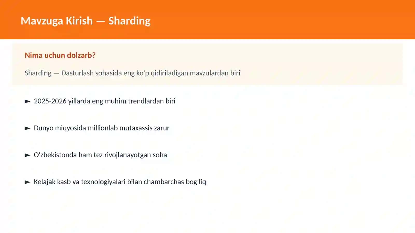 Sharding 2