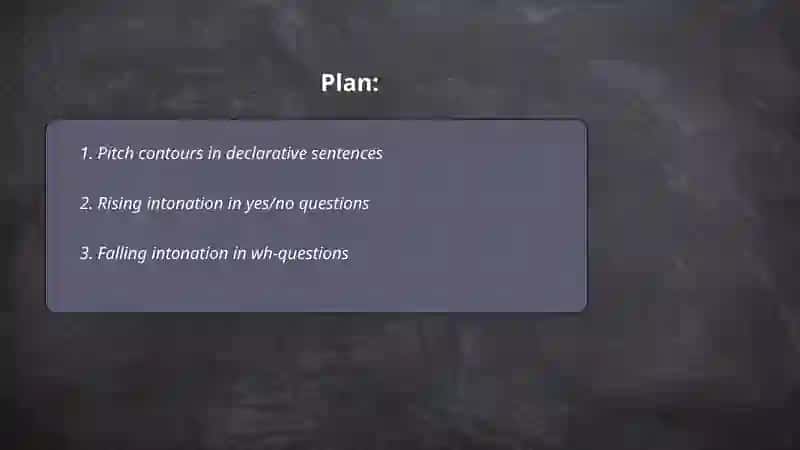 Intonation pattern 2