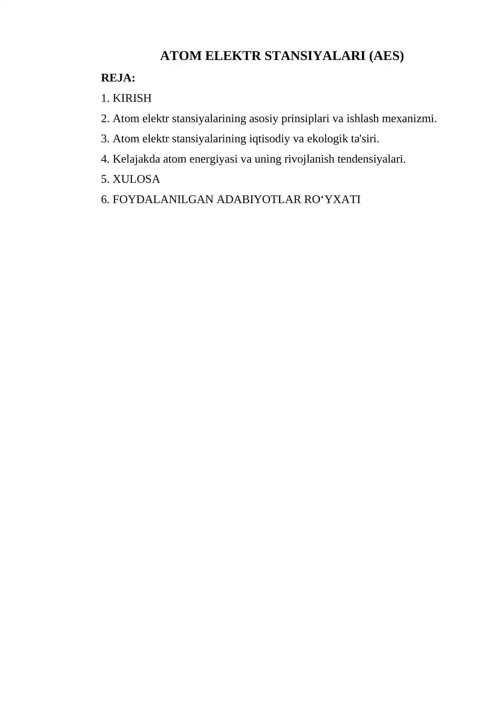 ATOM ELEKTR STANSIYALARI (AES) 2