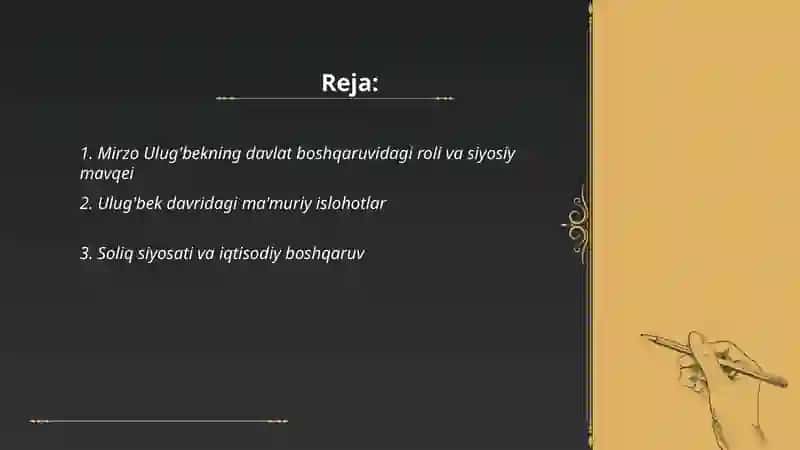 Mirzo Ulug'bek 2