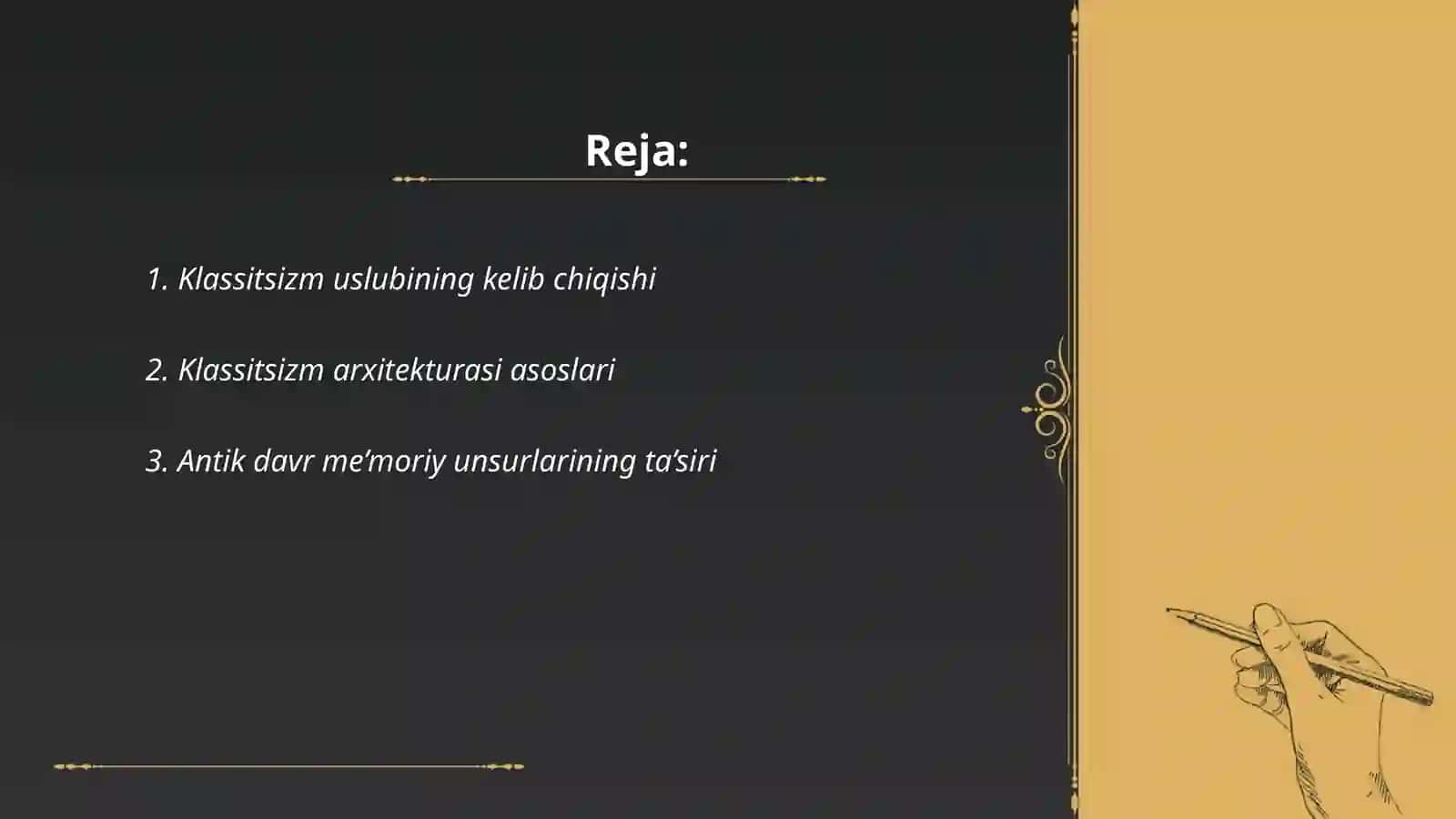 Klassitsizm uslubi arxitekturasi 2
