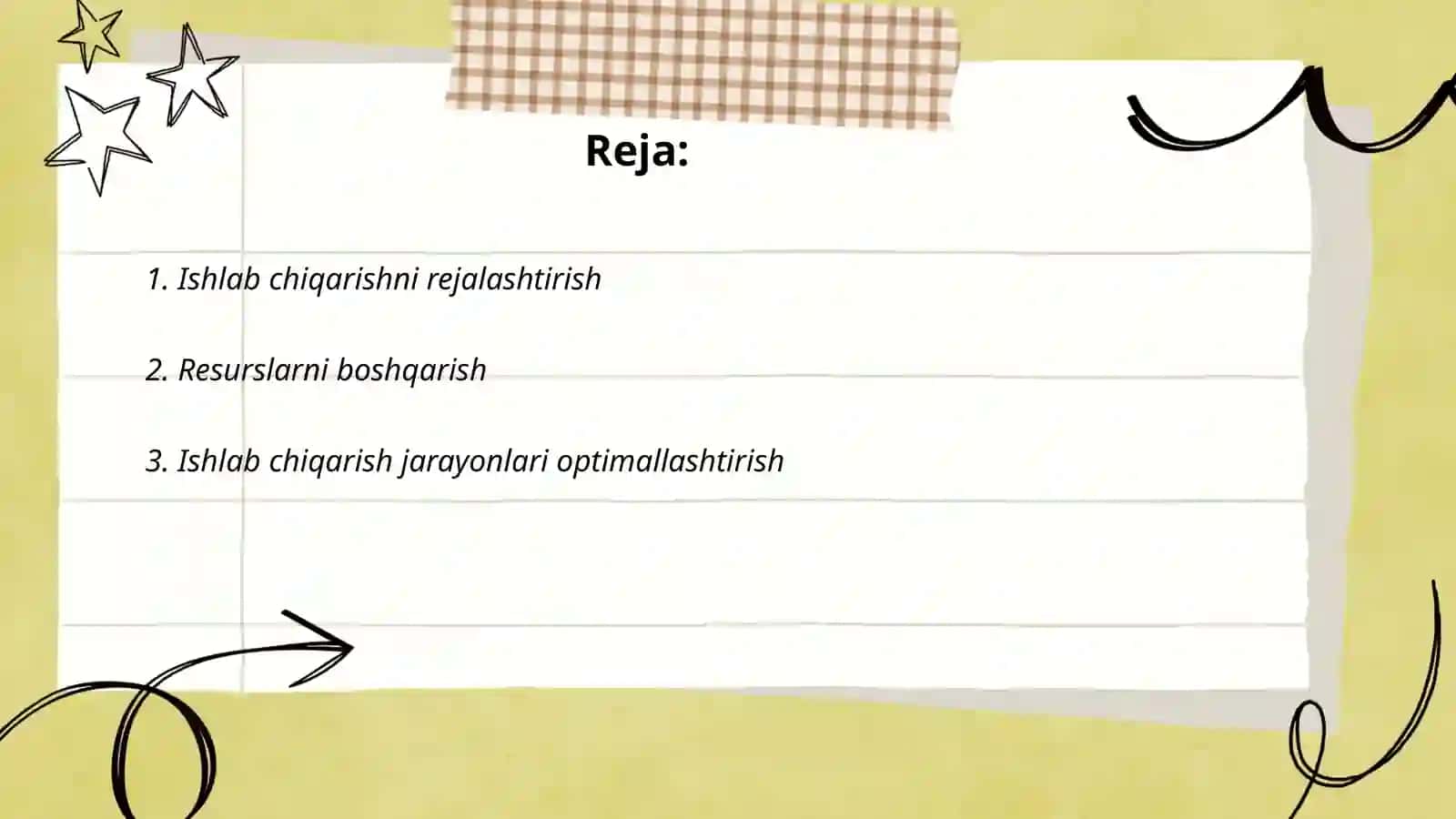 Ishlab chiqarish menejmenti 2