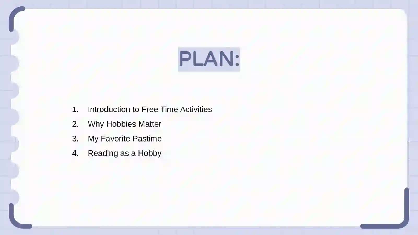 Free Time Activities 2