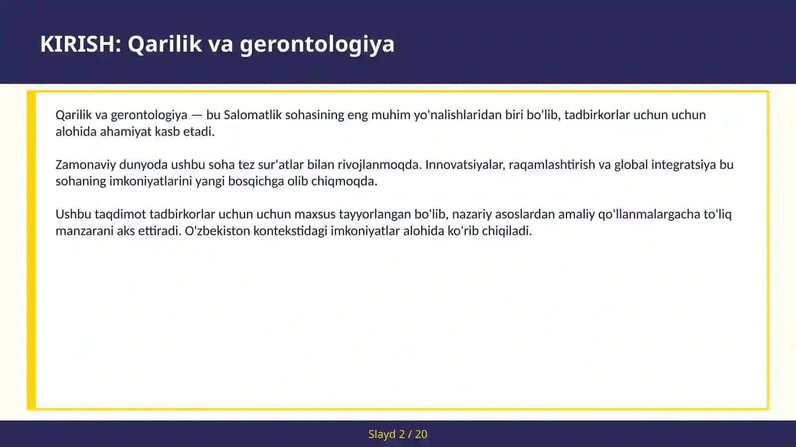 QARILIK VA GERONTOLOGIYA 2