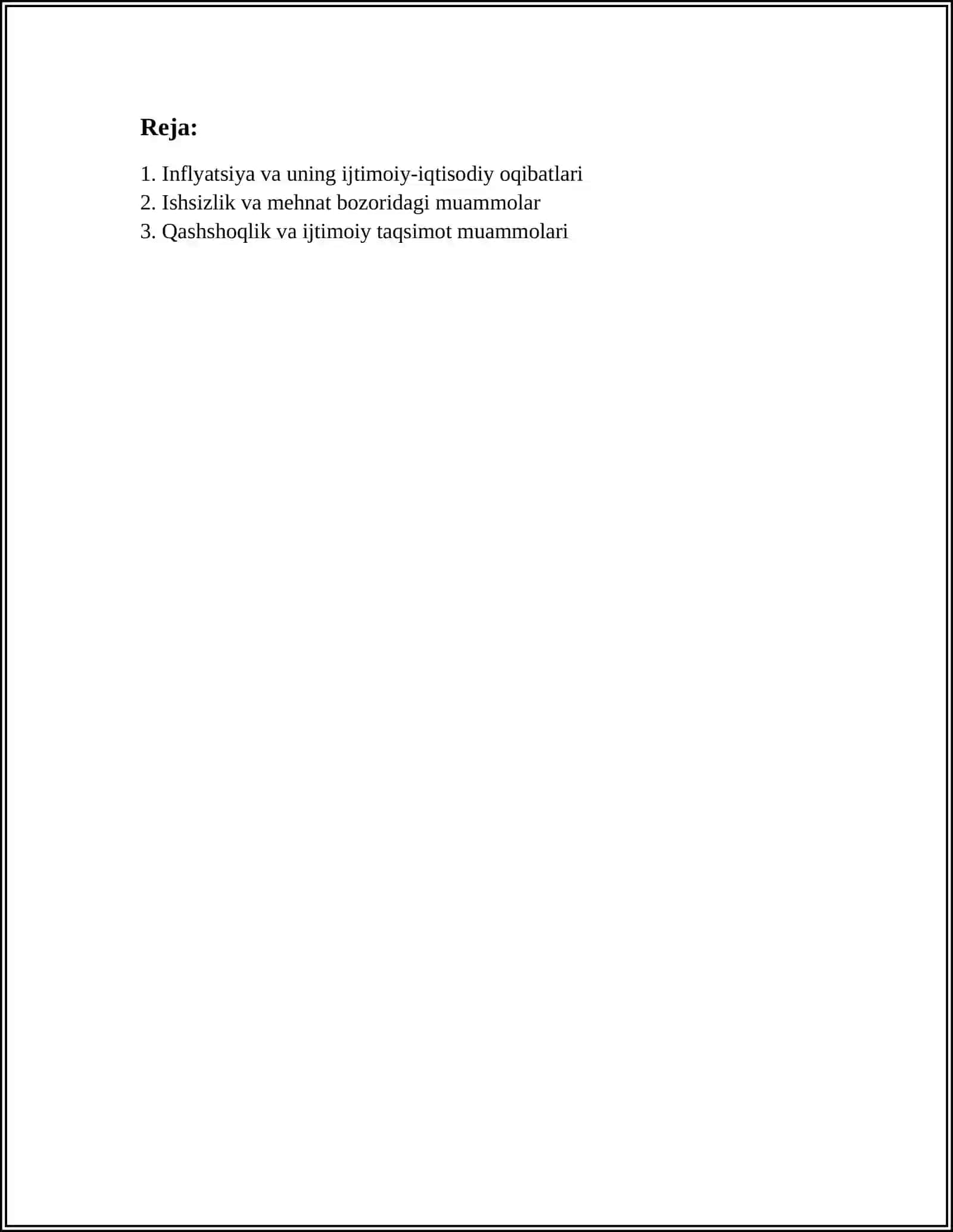 ECONOMIC PROBLEMS 2