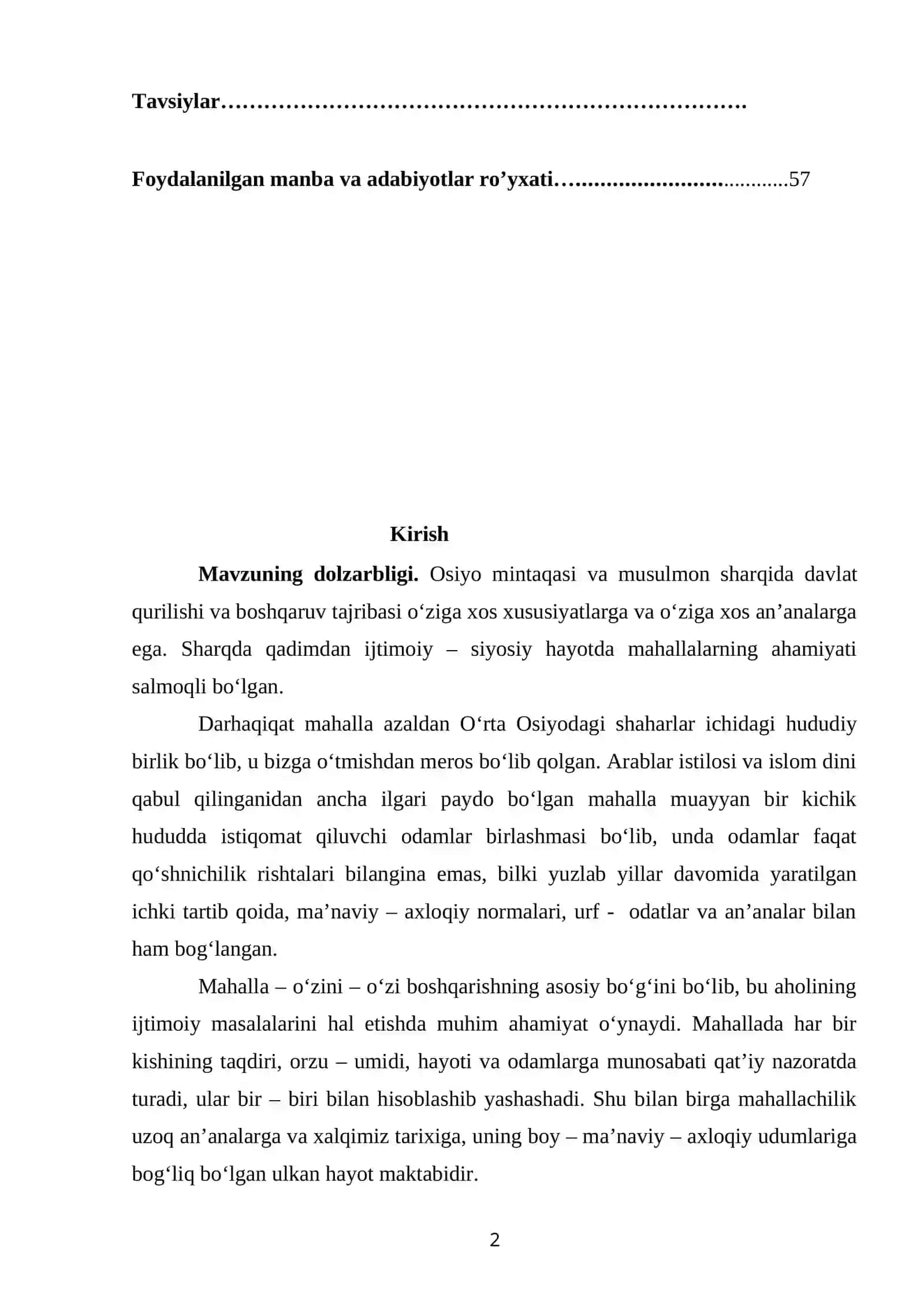 Qarshi shahri mahallalari tarixidan 2