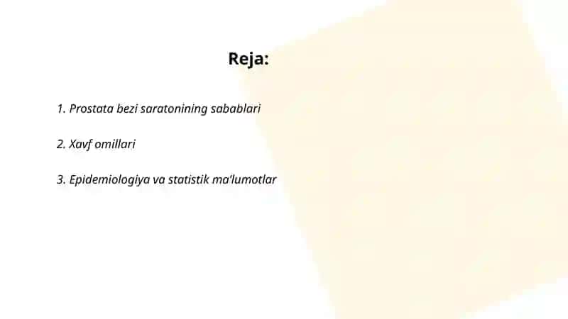 Prostata bezi saratoni 2