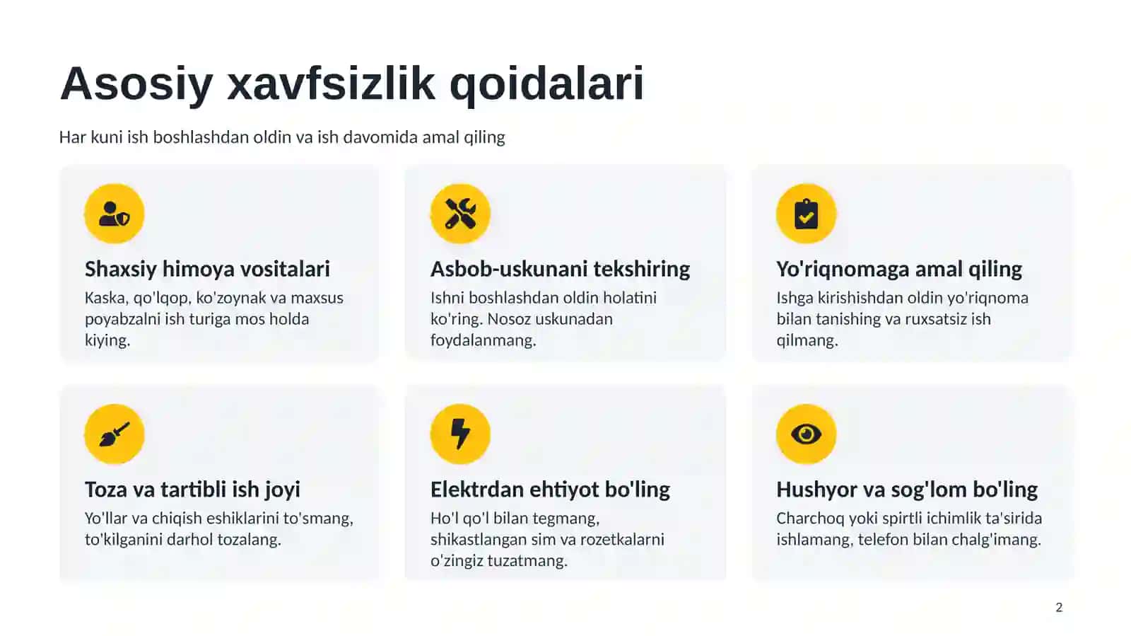 TEXNIKA XAVFSIZLIGI 2