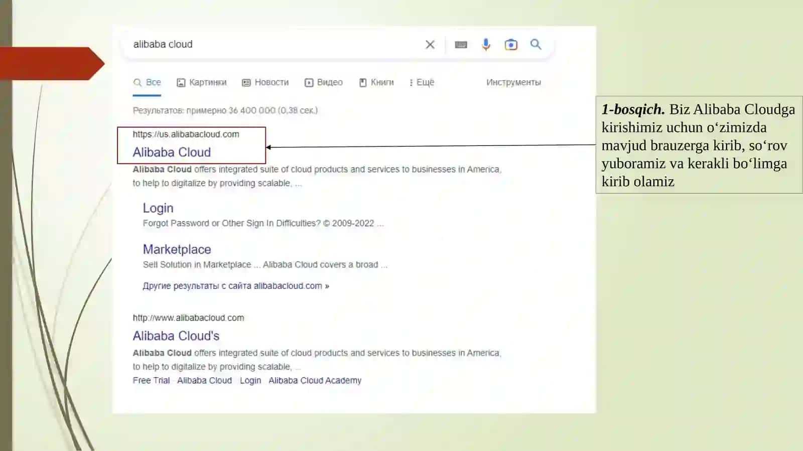AlibabaCloud Kirish 2