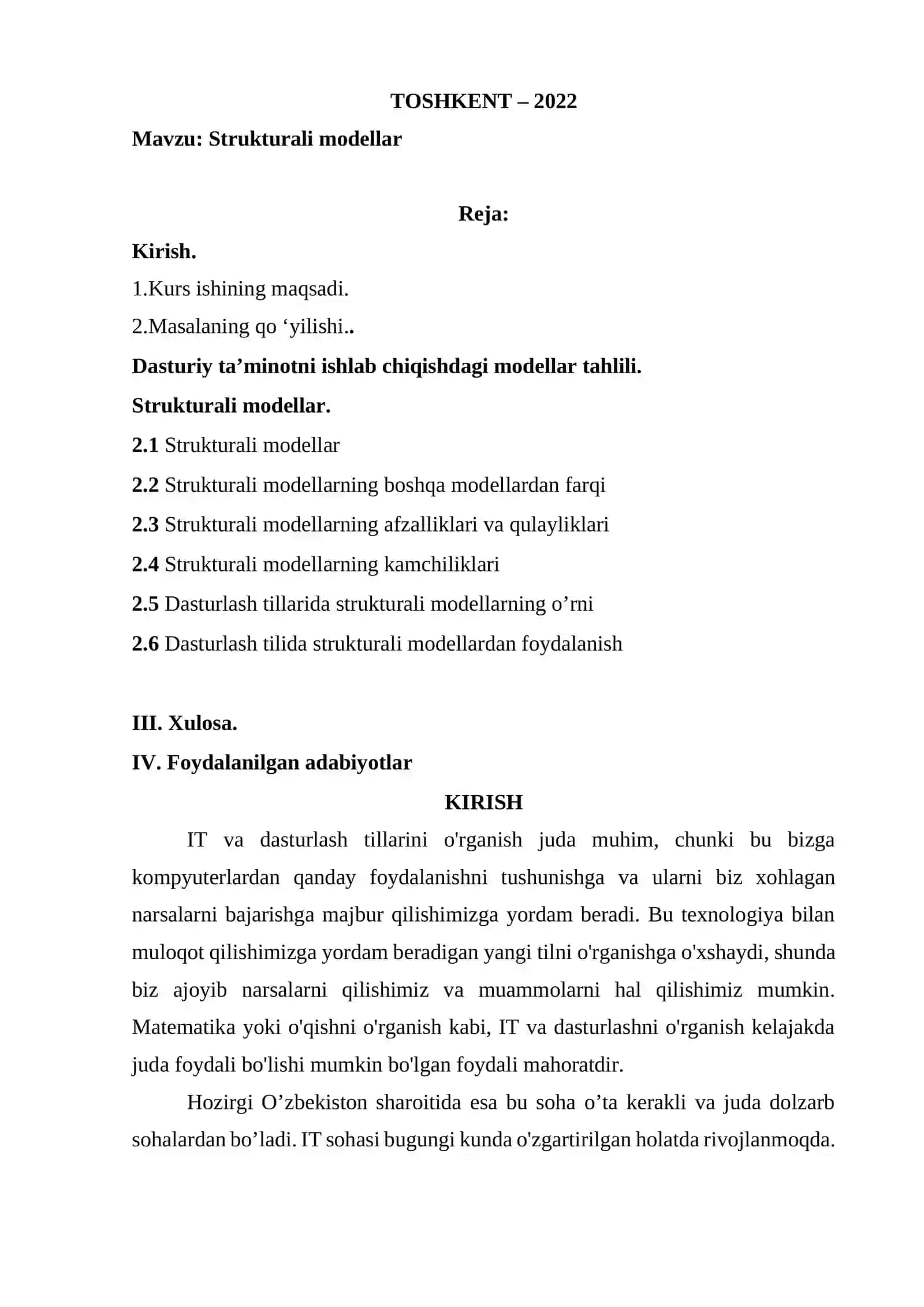 Strukturali modellar 2