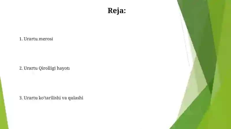 Qadimgi Urartu davlati 2