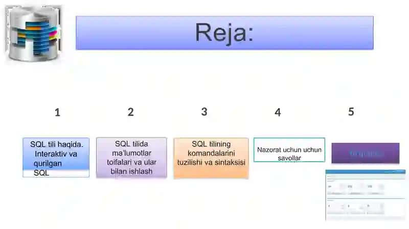 SQL serverga xotira 2