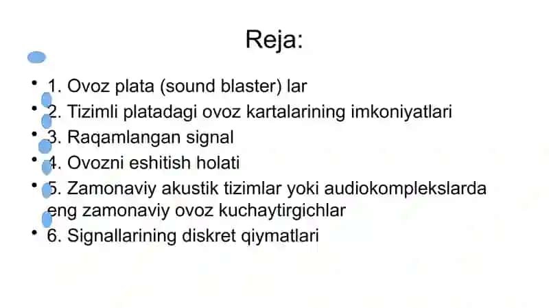 Media komponentlari 2