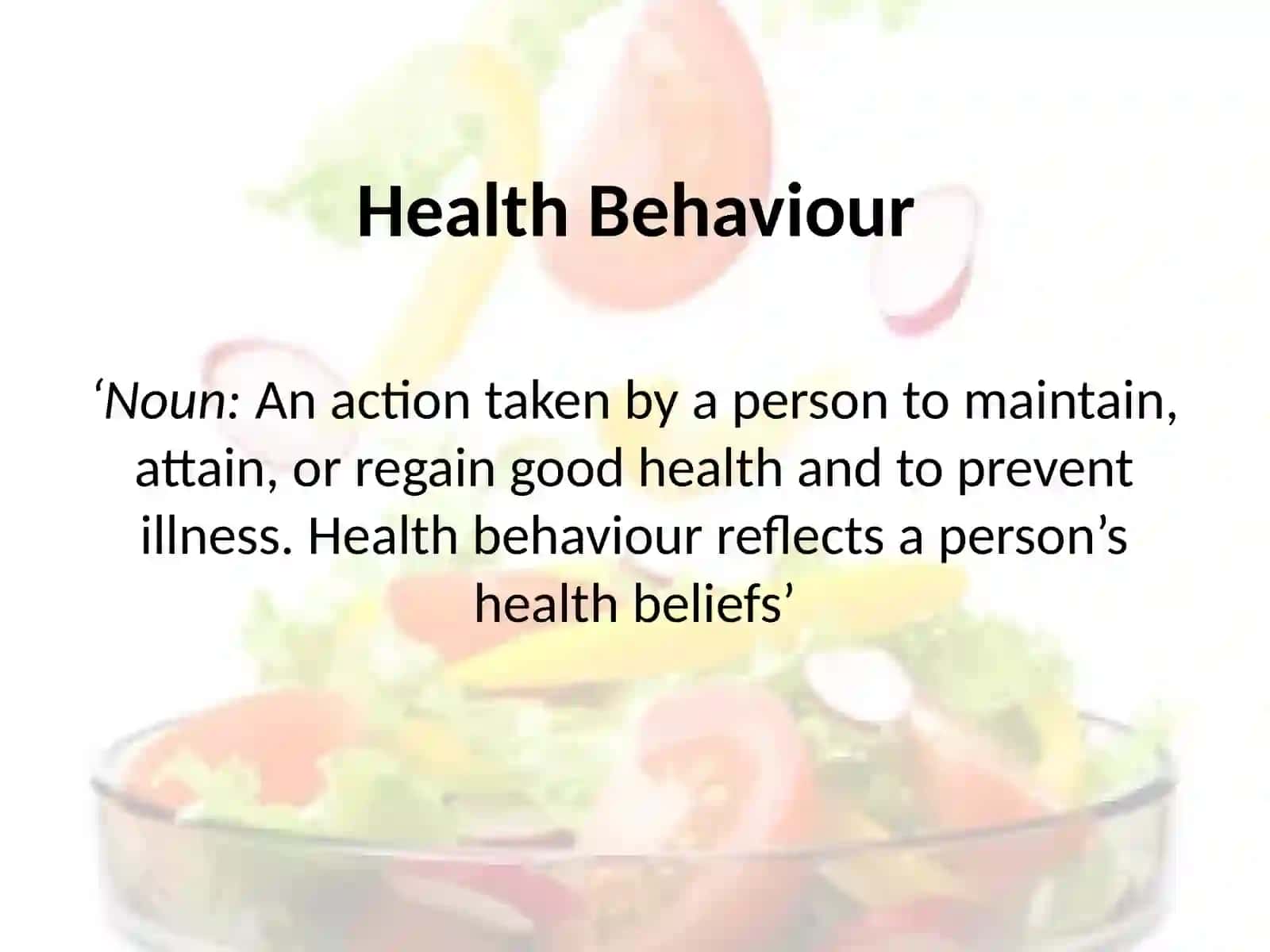 Leading a Healthy Lifestyle 2