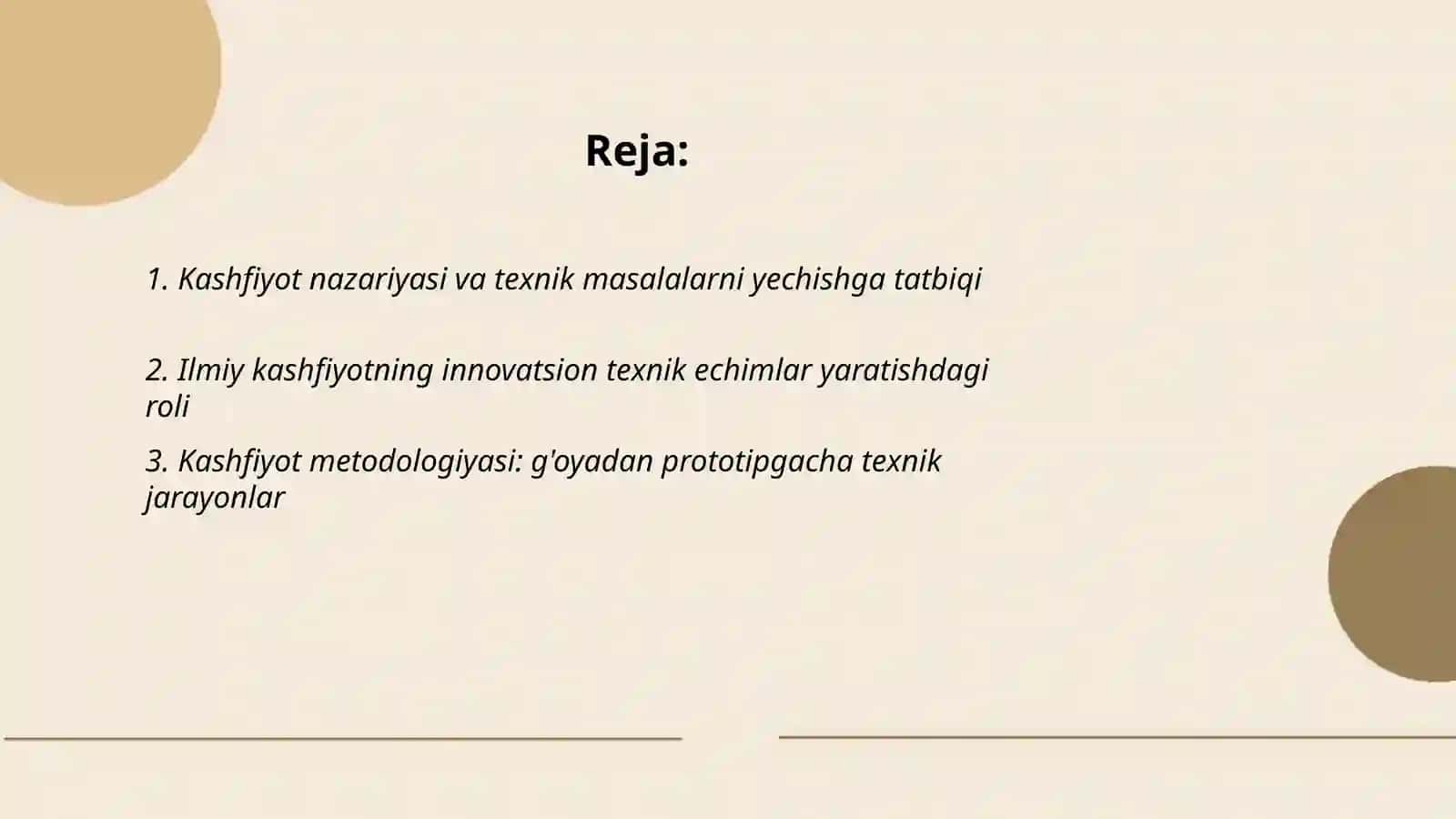 Kashfiyot -texnik masalalarni yechishning ilmiy asosi sifatida 2