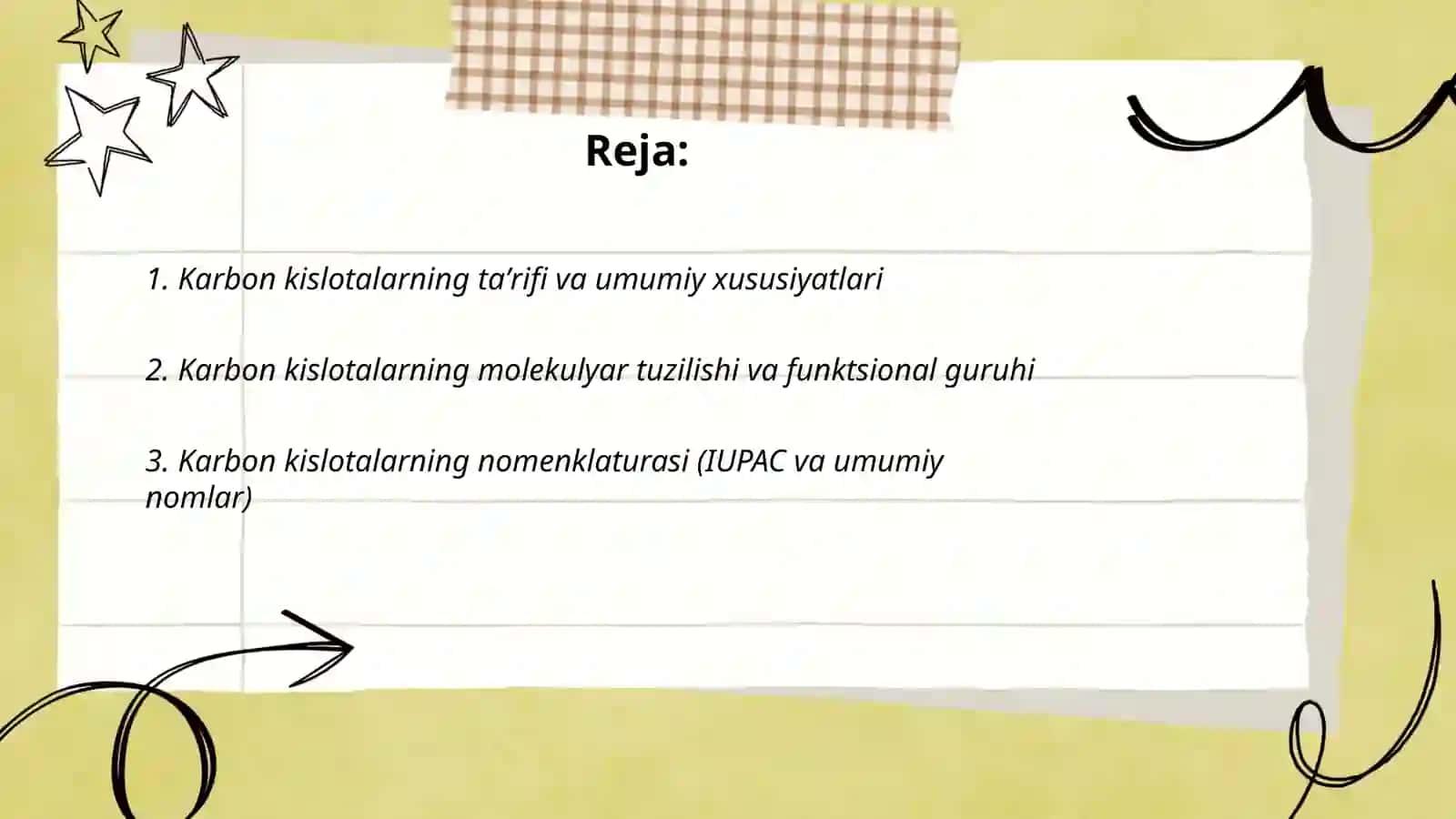 Karbon kislotalar 2