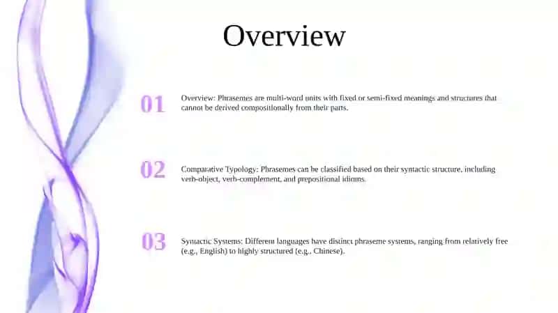 Comparative Typology Of Syntactic Systems (Phrasemes) 2
